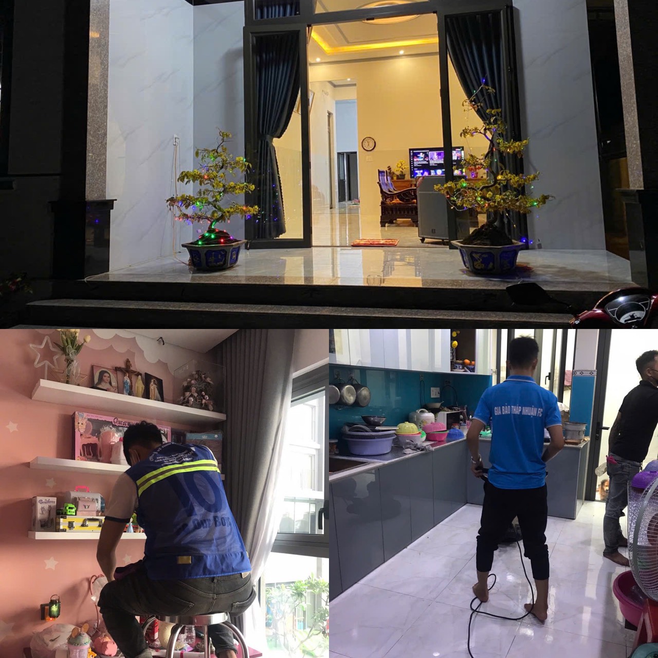 Vệ sinh công nghiệp diên hồng