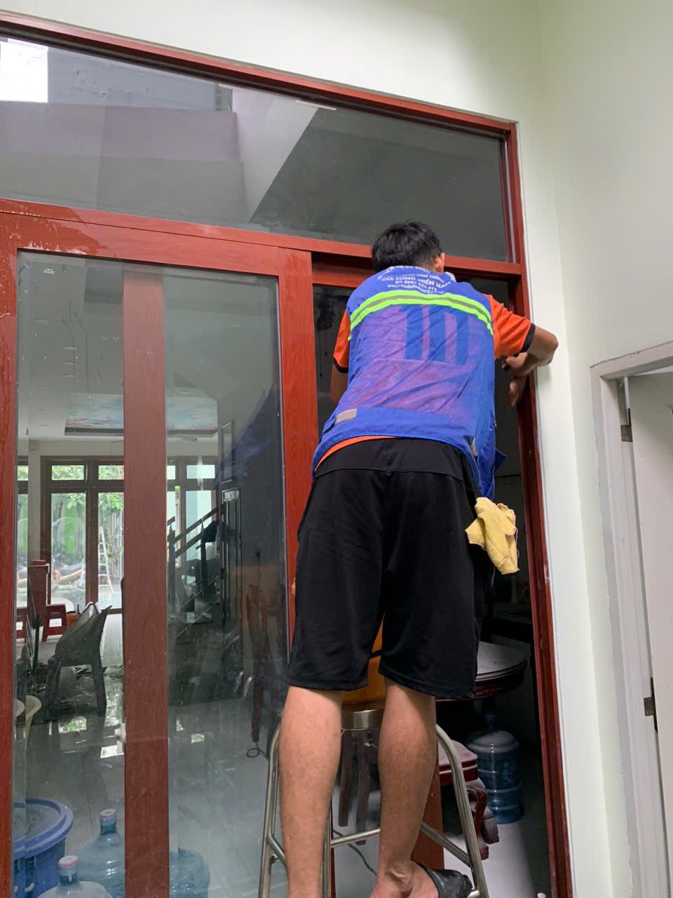 Vệ sinh nhà mới xây nhuận đức