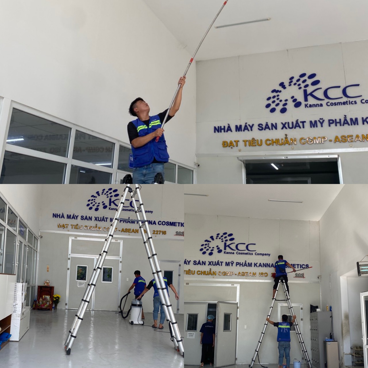 Vệ sinh công nghiệp nhiêu lộc