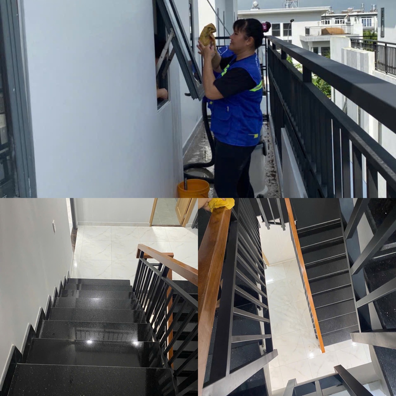 Vệ sinh nhà sau xây tân sơn nhì