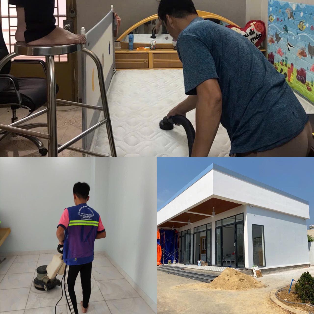 Vệ sinh nhà ở tại hòa bình