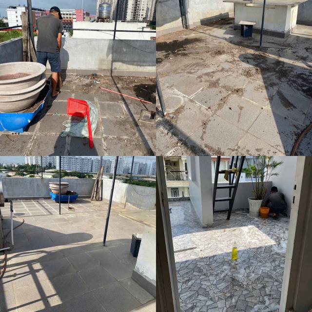 Vệ sinh nhà ở tại long phước