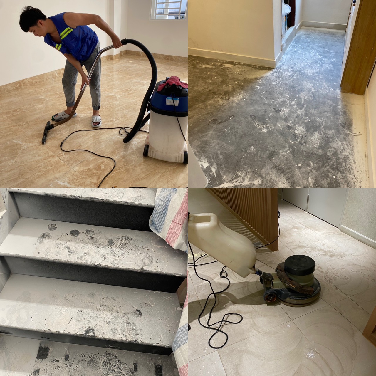 vệ sinh nhà mới xây đức lập