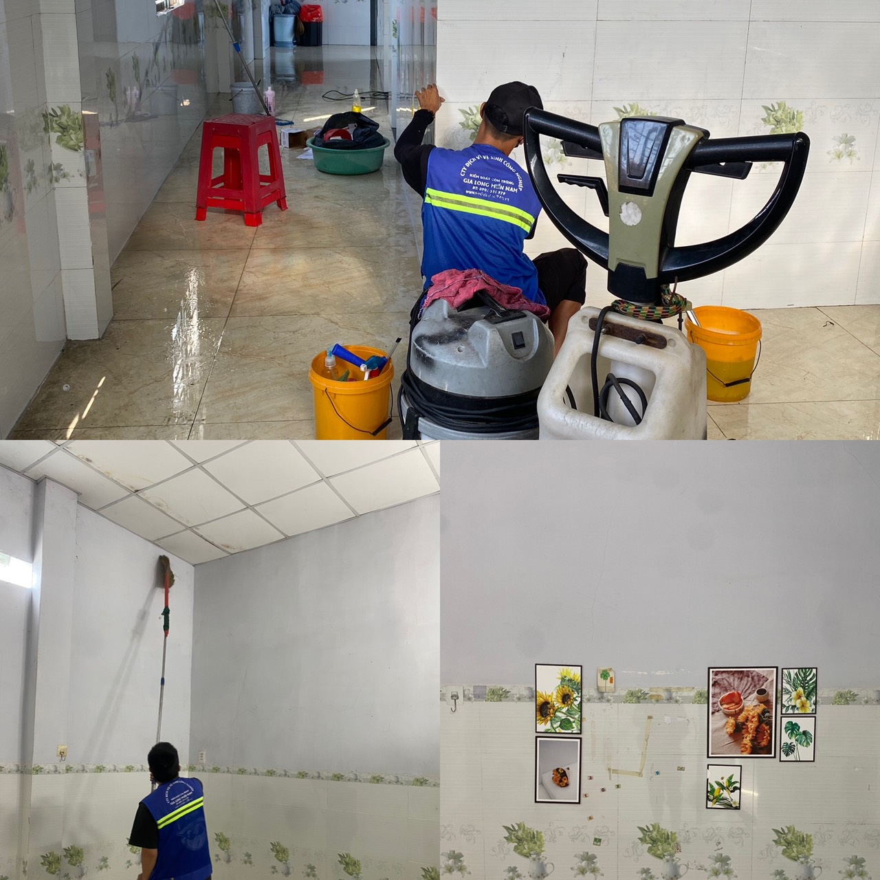 vệ sinh nhà mới xây tân lân