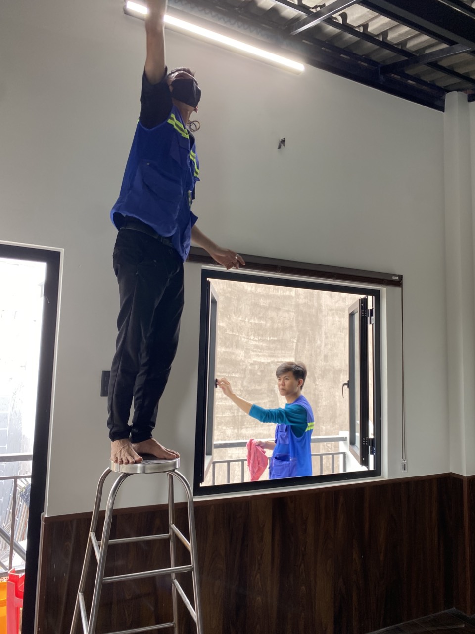 vệ sinh nhà sau xây mỹ lệ