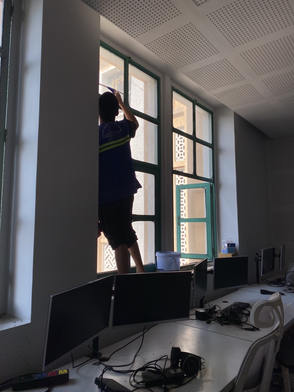 vệ sinh nhà sau xây thạnh lợi