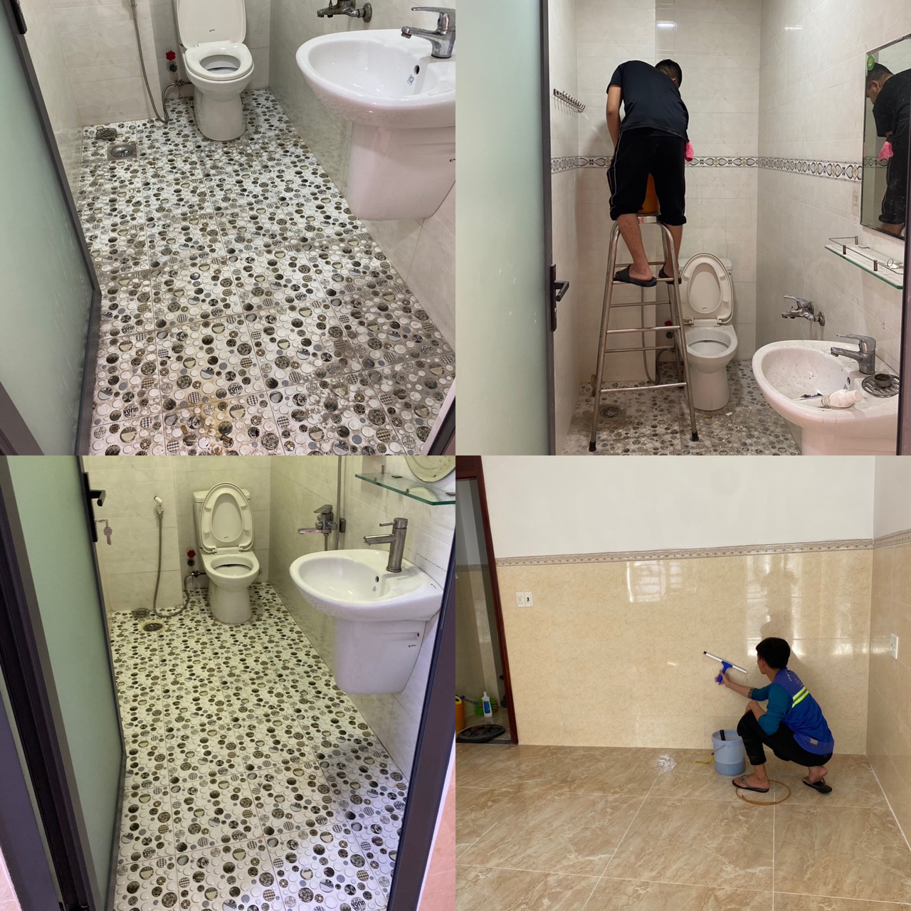 vệ sinh nhà ở tại hưng long